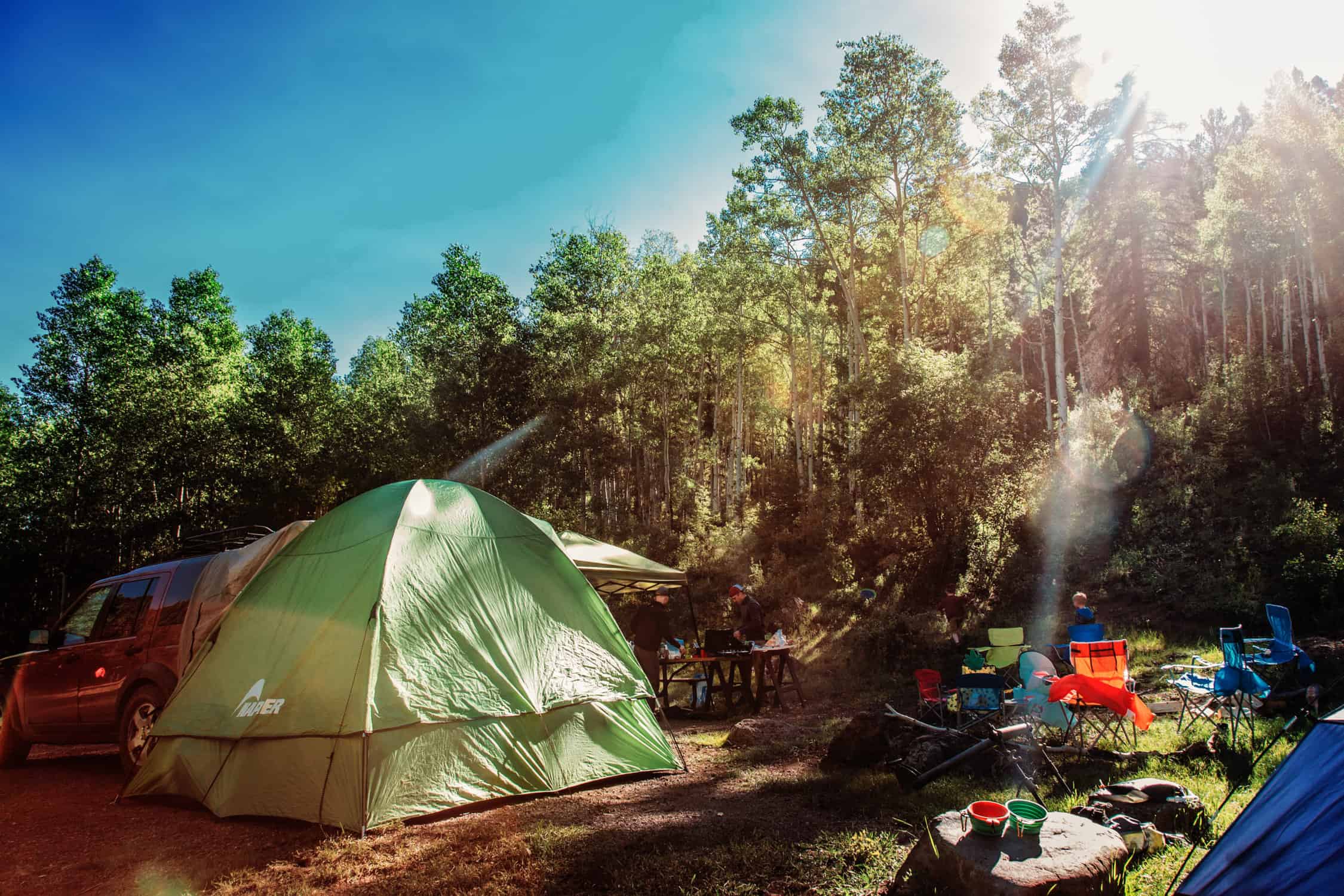 Wochenendlager im Indianerdorf